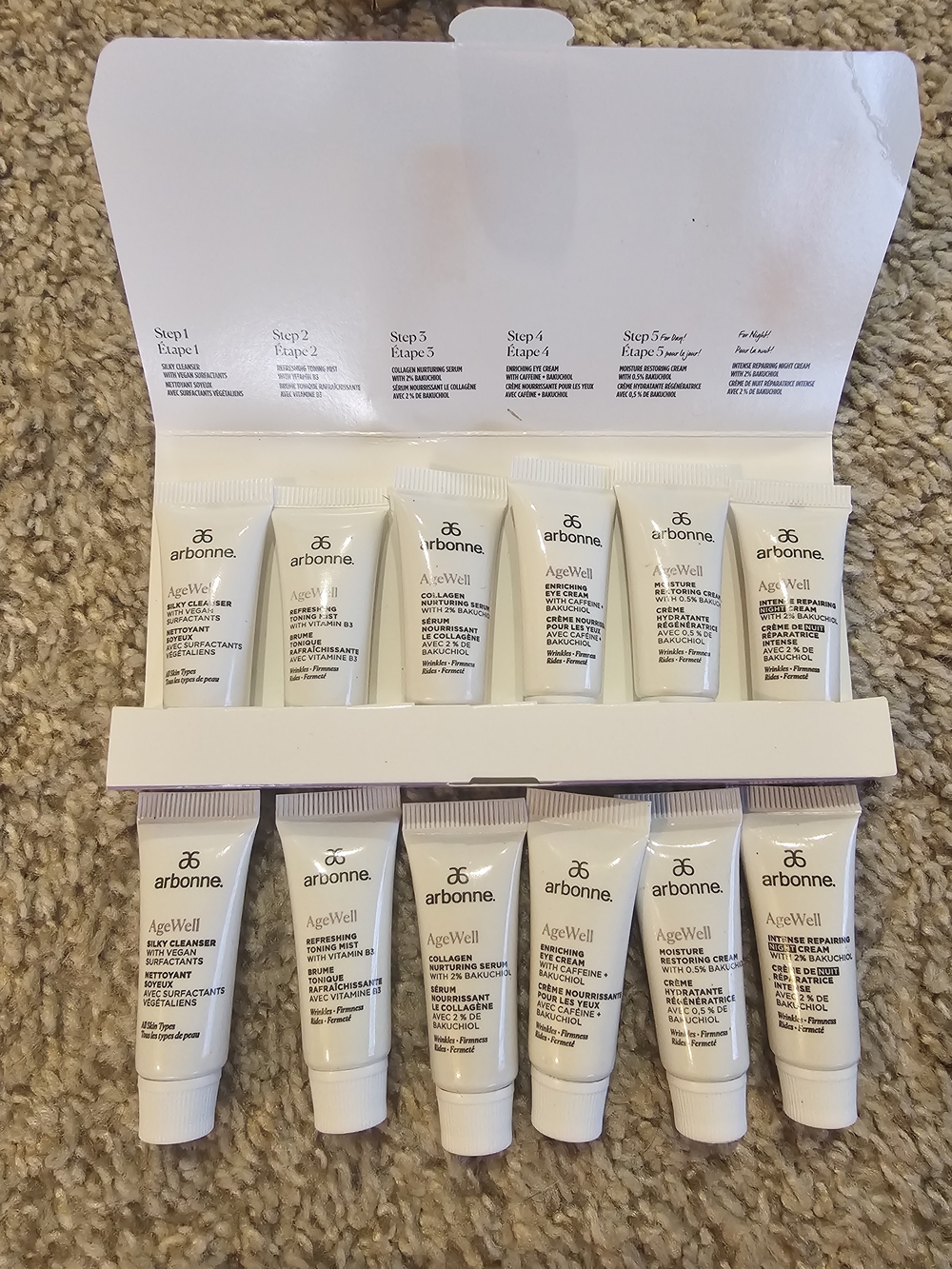Arbonne AgeWell Sample Set - 2 Sets